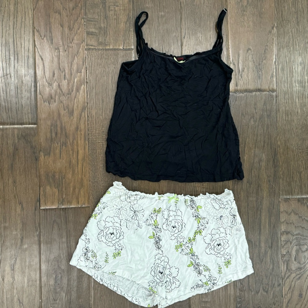 Simon Chang Tank Top and Shorts PJ Set